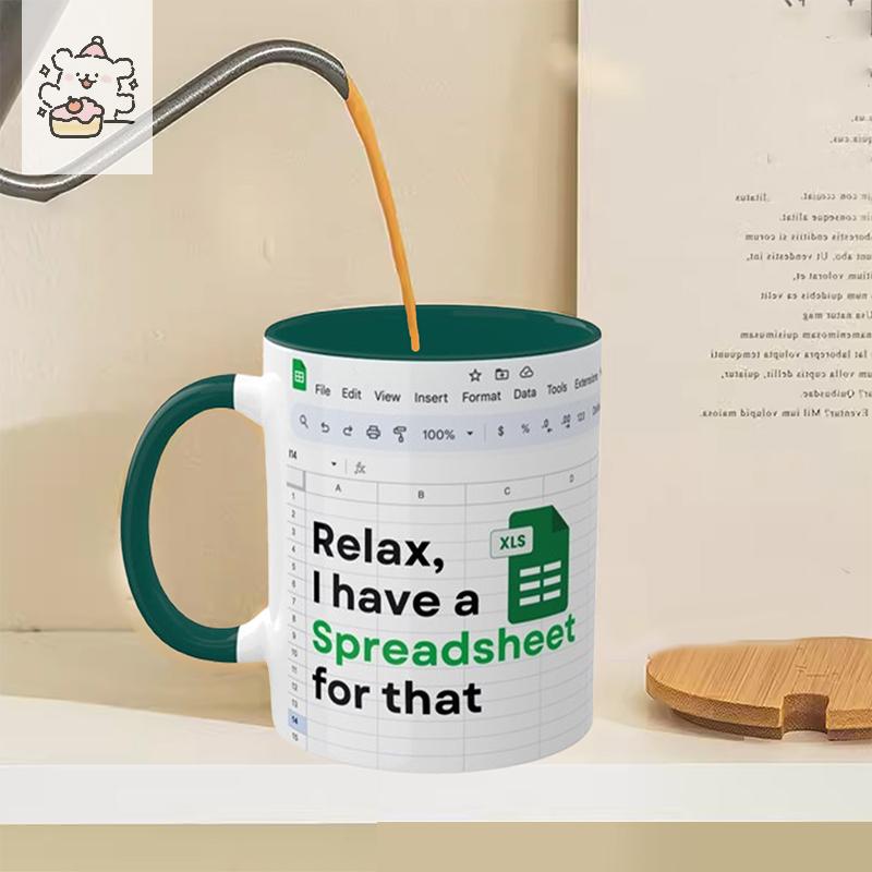 330ml 11oz ceramic excel freak mug cup