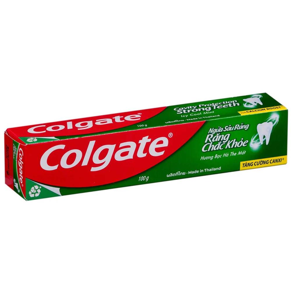 Colgate Tannkrem Kariesbeskyttelse Sterke Tenner Iskald Mint -