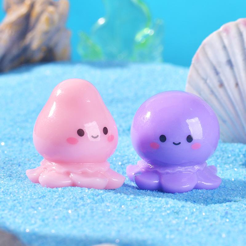 Niedliche Quallen Meerestier Dekorationen, Unterwasserlandschaft Harz Accessoires und kleine Ornamente