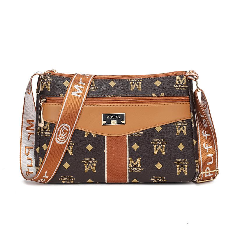 

Medium and old women s bags, mother bags, messenger bags, new women s high-end fashion, mother-in-law wide shoulder straps, old flower bags. Length 26.5 Width 18.5 Height 7.5