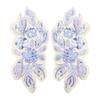Floral Embroidery Sparkling Lace Accessories Sequined Appliqued Pattern National Style Lace Handmade DIY Material