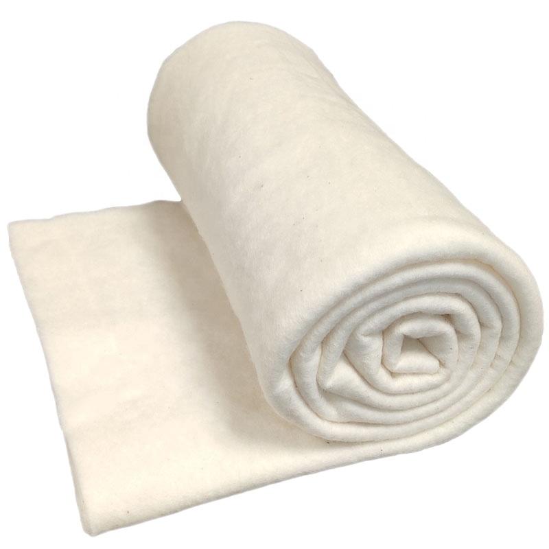 Warm and Natural Organic Cotton Quilt Batting Breathable and Eco-Friendly Microfiber Fabric Eco-Friendly and Organic Features