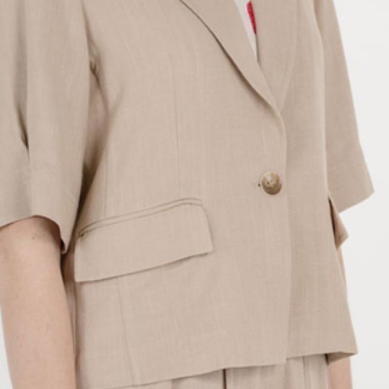 Eryn Brinie Women S Linen Jacket And pantS Set