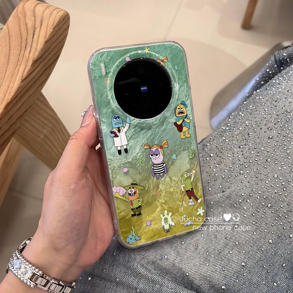 Applicable To Vivox300 Mobile Phone Case All-inclusive Edge New Cartoon X100spor Fun Anti-drop Female Summer Clownfish