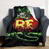 1pc Rat Fink Throw Blanket Soft Flannel, Cozy All Season Polyester Perfect for Home, Office