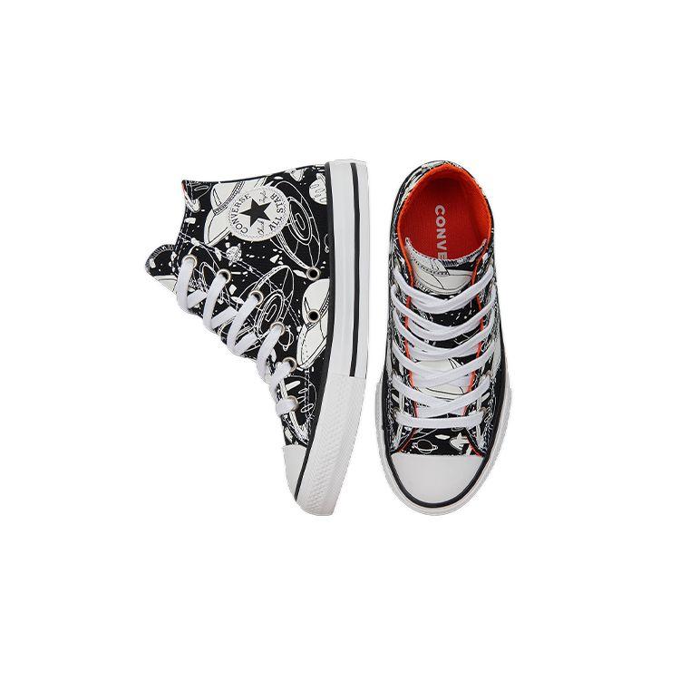 Converse All Star Chuck Taylor Comfortable Trendy Canvas Shoes Kids Sneakers White Black 673086C