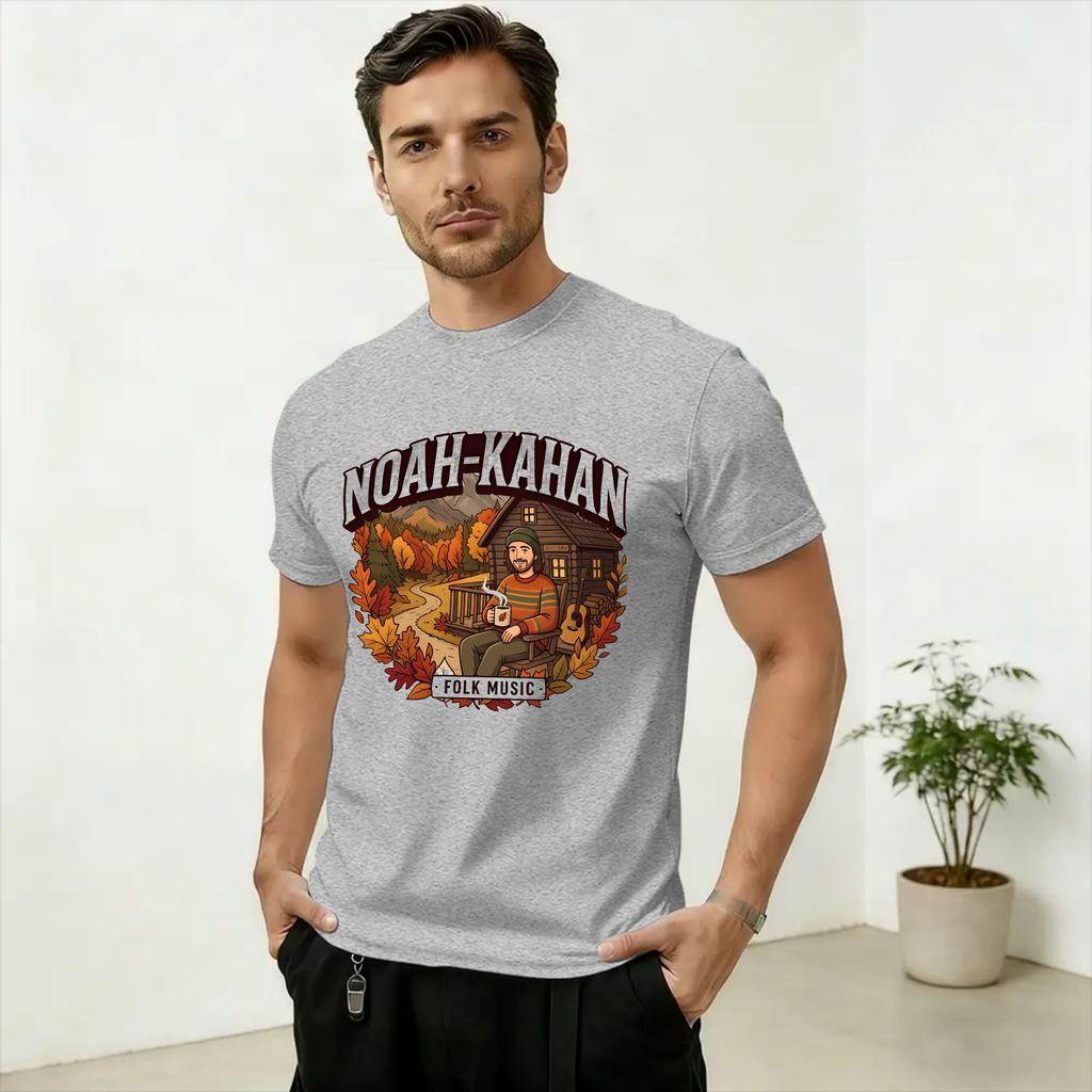 Noahs Kahans Art Bootleg Merch T Shirt Summer Harajuku TShirts Unisex Cotton ONeck Plus Size Top Tees Short Sleeve Classic Tshirt