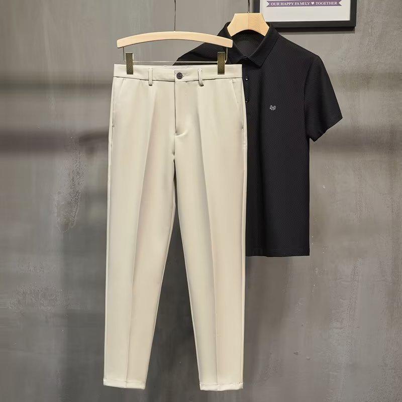 

Мужские облегающие брюки Nine-Point — корейский модный тренд на лето 30