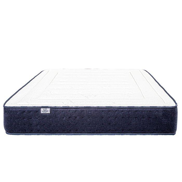 Mattress 140x190 Cm, Nuage, 24cm, Medium Firm, Memory Foam, Independent Sleeping, Summer/winter Side