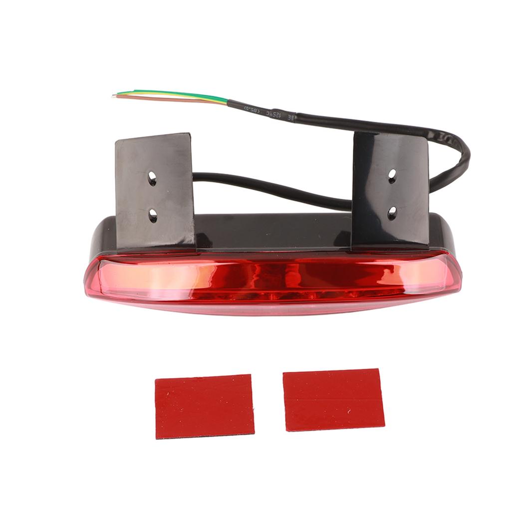 Motorcycle Rear Brake Tail Light 8 LED License EB For Bobber Cafe Racer