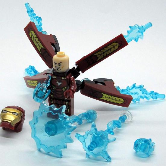 2 Zoll DIY Iron Man Avenger Superheld Bausteine Funkos Spielzeug Sammlerstück