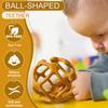 Color Kids 1PCS Silicone Baby Toy Ball Shape Chewing Toys Toddler Teether Toy BPA Free Teething Toys For Babies Soft Baby Stuff
