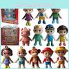 Detailed Cocomelon Jj Figure Play Set Miniatures Cake Topper Collectible Model