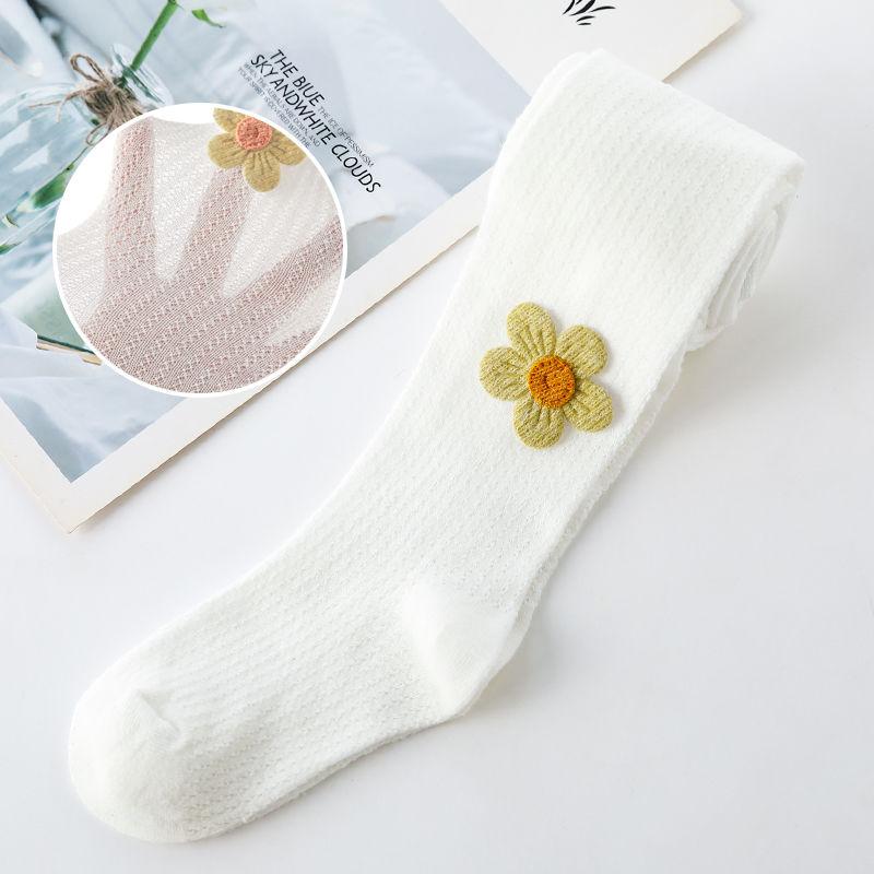 

Girls Pantyhose Mesh Tights White Stockings Baby One-piece Socks Children s Leggings S белый