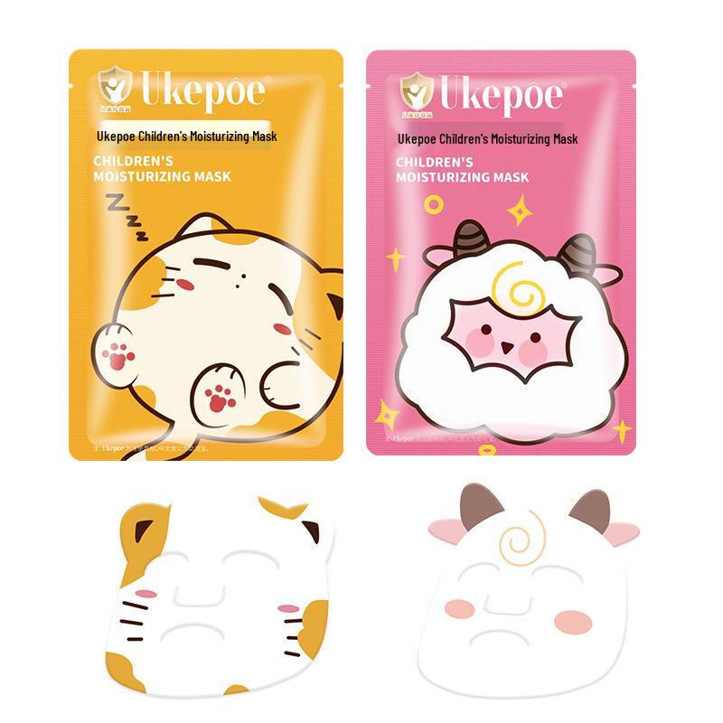 Măști hidratante Yuke Bao cu animale drăguțe pentru copii – Îngrijire a pielii hidratantă și hrănitoare pentru băieți și fete