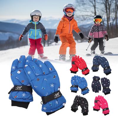 Winterhandschuhe für Kinder, warm, Thermo-Skihandschuhe, winddicht, Schneefäustling für kaltes Wetter, Snowboarden, Skifahren, Wandern, Radfahren