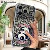 Phone Case: 2D Flat Suitable for iPhone 18 17 16 15 14 13 Pro, Transparent Four Corner Protective Case, Lazy Mode, Christmas and Halloween Gift
