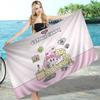 Character E-Esther B-Bunny Microfiber Blanket Quick Drying Beach Towels Oversized Printing Super Absorbent Pool Towel Blanket