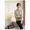 Autumn and winter women's new warm half-high collar base shirt, mother's wear, knitted thick sweater