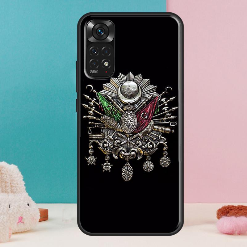 Ottoman Empire Coat Of Arms Case For Xiaomi Redmi Note 12 11 10 9 8 Pro 9S 10S 11S 12S Redmi 12C 9A 9C 10A 10C Coque