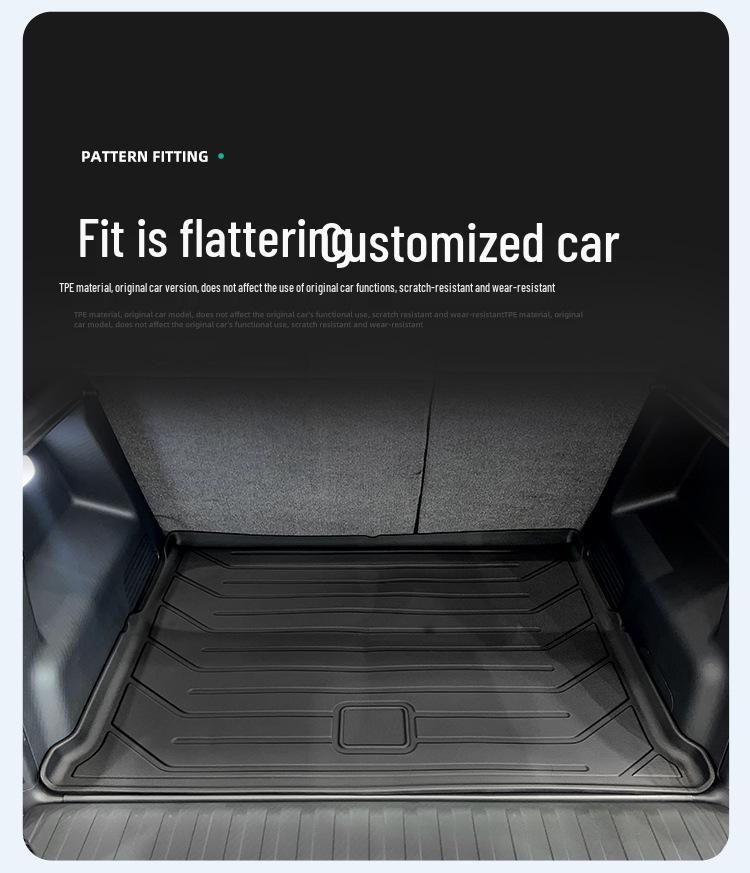 Eco-Friendly TPE Trunk Mat for Nano 06 - Waterproof & Dirt-Resistant.