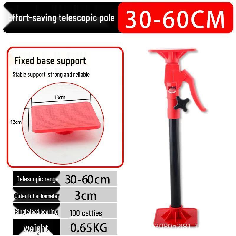 Adjustable Ceiling Support Tool for Gypsum Board Installation
