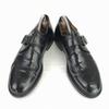 Deutschland Lloyd Leder Monk Strap Business Schuhe Schwarz 27.0 Ziernägel(GEBRAUCHT)
