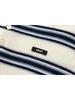 KIRSH Striped Collared Knit Top [Ivory]