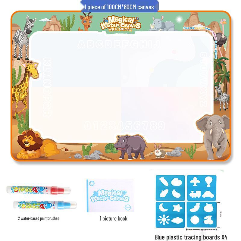 Magic Water Drawing Canvas: Large Creative Doodle Blanket for Kids