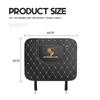 2Pcs Leather Car Anti-Kick Mat Auto Seat Back Protector Pad For Porsche 911 718 Taycan Panamera Cayenne Macan Boxster Cayman