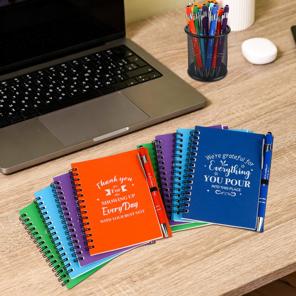 20 Pcs Employee Appreciation Gifts Bulk Inspirational Notebooks With Pens