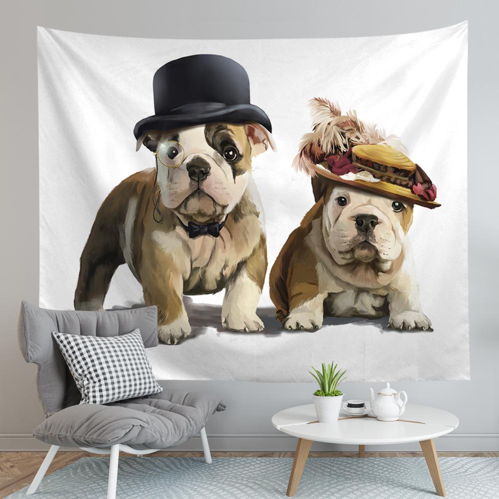 Weihnachten Haustier Tapisserie Weihnachten Hintergrund Layout Tuch Wohnzimmer Weihnachten hängende Tuch