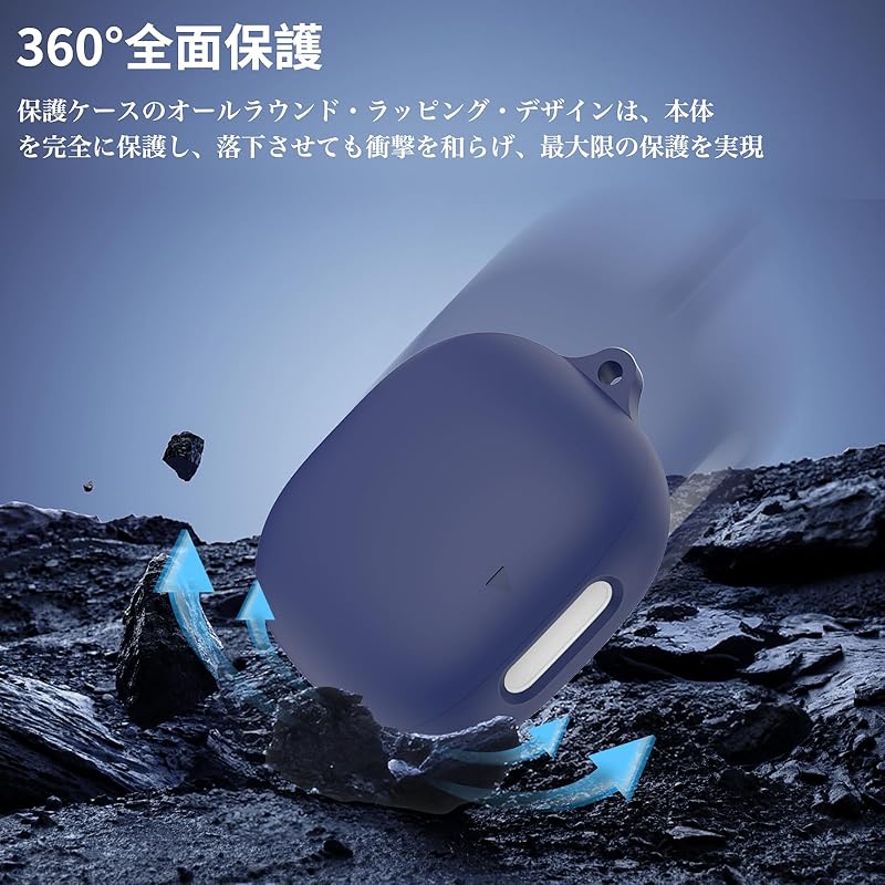 For Anker Soundcore Liberty 4 Pro case Full protective cover Greerass silicon case Scratch prevention Shockproof Charging compatible Loss prevention