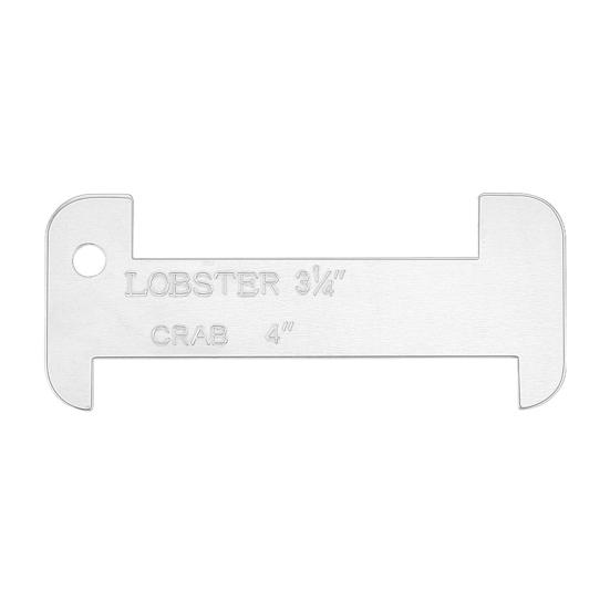 

Tool Ruler Acrylic Corrosion Resistant Ergonomic Grip Portable Hanging Hole Lobster Crab Measurement Gauge with Precise Scale Markings 1pc