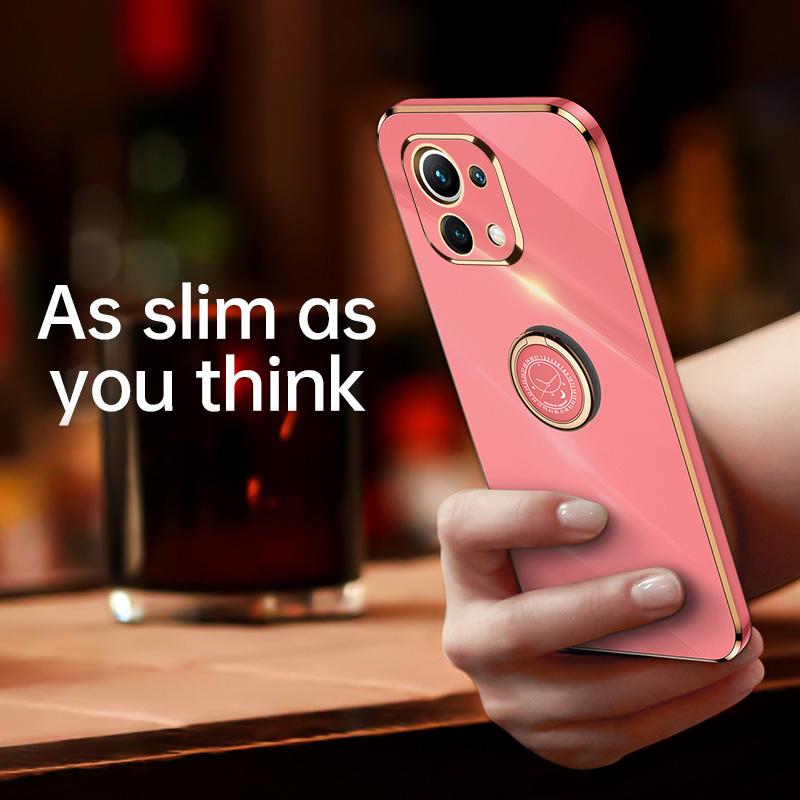 Plating Frame Phone Case On For Xiaomi Mi 11 Lite 5g NE Xiaomi11 4g 11lite 11i Mi11 I Luxury Soft Silicone Back Cover
