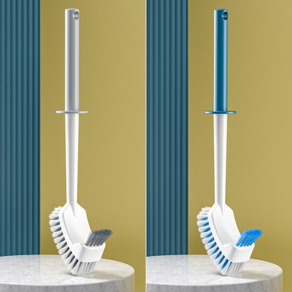 Plastic Material Long Handle Toilet Brush Sewerage Brush Sanitary Design Wall Mounted Brush Wall Hanging Long Handle