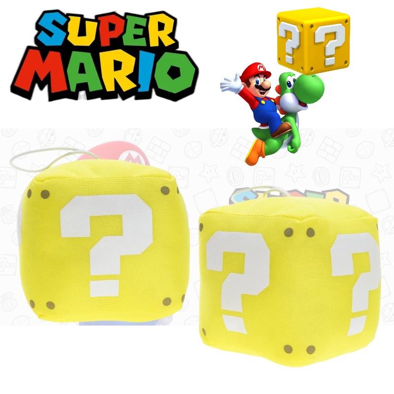 Super Mario Marioo Fragezeichenblock Goldener Würfel Plüschtier Stofftierpuppe