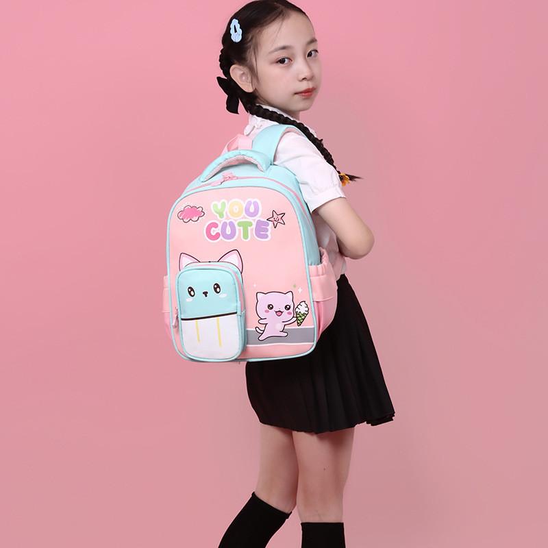 Breathable Cute Kindergarten Backpack For Kids Colorful Printed Children's School Bag