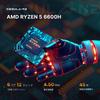 ORIGIMAGIC N2 Mini PC Ryzne 5 6600H Up To 32GB DDR5 512GB NVMe SSD OS 11 Pro Mini Pc Dual USB Dual HDMI WIFI BT 4 Screen Gaming Mini Computer (6C/12T,