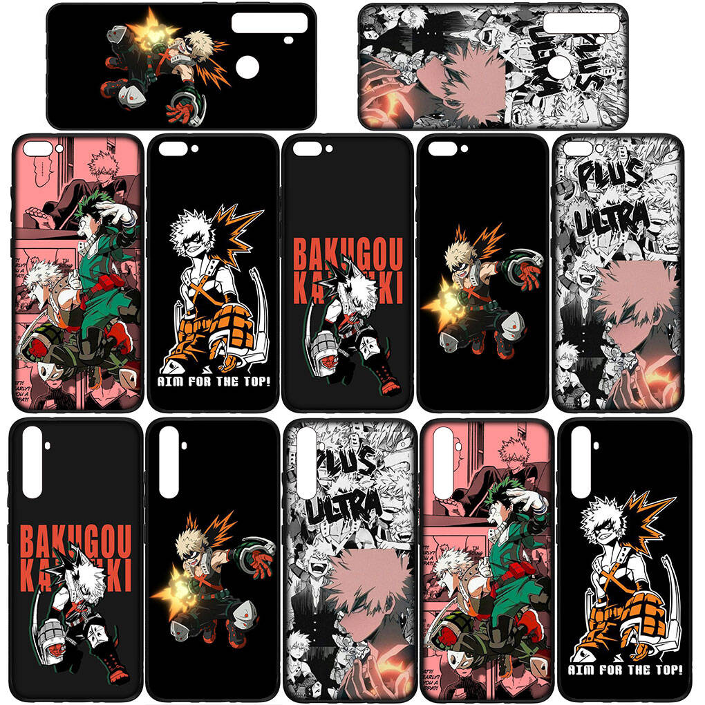 Cover for iPhone 17 16 15 Xiaomi Poco Redmi Note 14 13 12 Pro Max Samsung Galaxy S25 S24 S23 OPPO Huawei Bakugou Katsuki My Hero Academia Phone Case