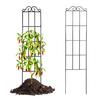 Treliça de Jardim de Metal Estrutura para Plantas Trepadeiras Treliça Decorativa Suporte de Planta para Clematis Rosas Uso Externo Interno