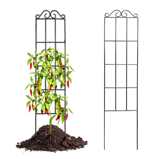 Metall Garten Rankgitter Kletterpflanzen Rahmen Rankgitter Dekorativer Pflanzenstützrahmen für Clematis Rosen Außen Innen Verwendung