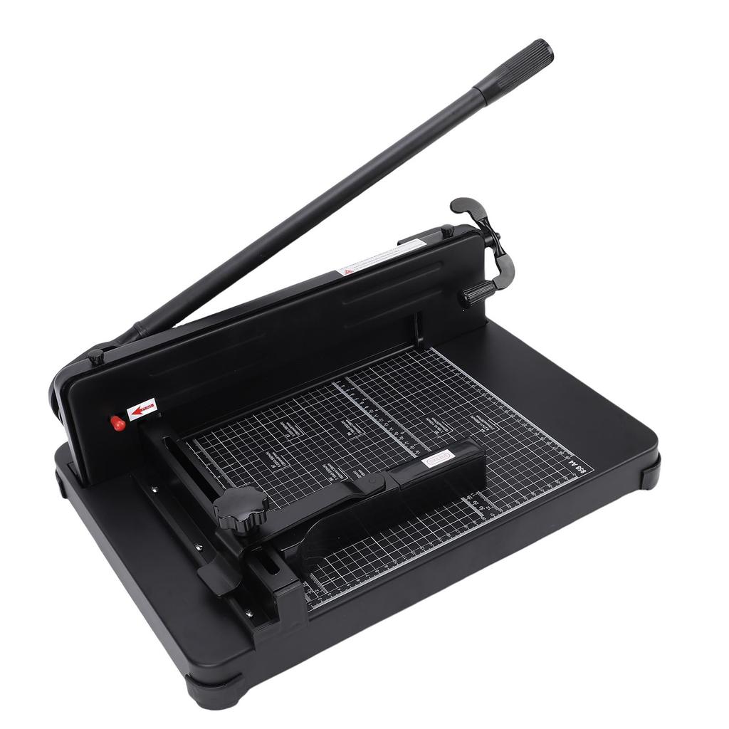 Manual Paper Cutter 400 Sheet 1.5in Thickness Cutting Capacity Paper Trimmer for Soft PVC Leather Non Woven Fabric