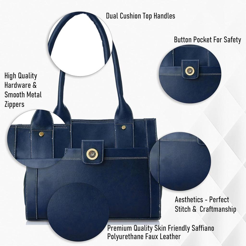 Women's Ocean Side Faux Leather Handbag (Large)