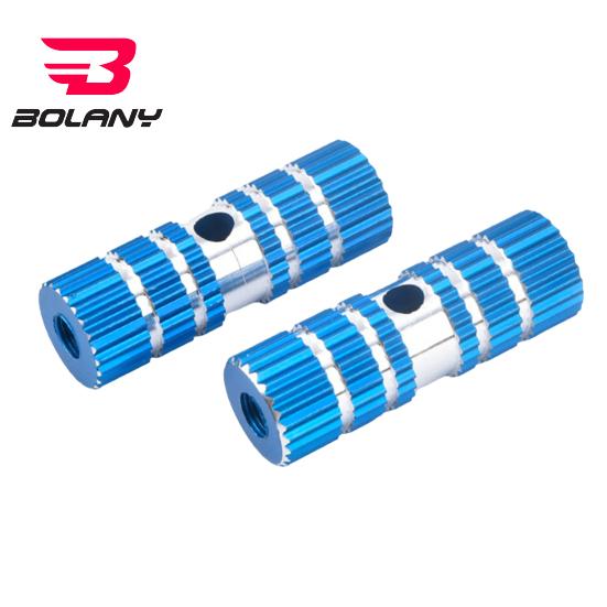 

1 пара противоскользящих канавок, прочные несущие, высокой твердости, задние велосипедные педали, алюминиевые подножки, подножки, аксессуары для велосипеда синий