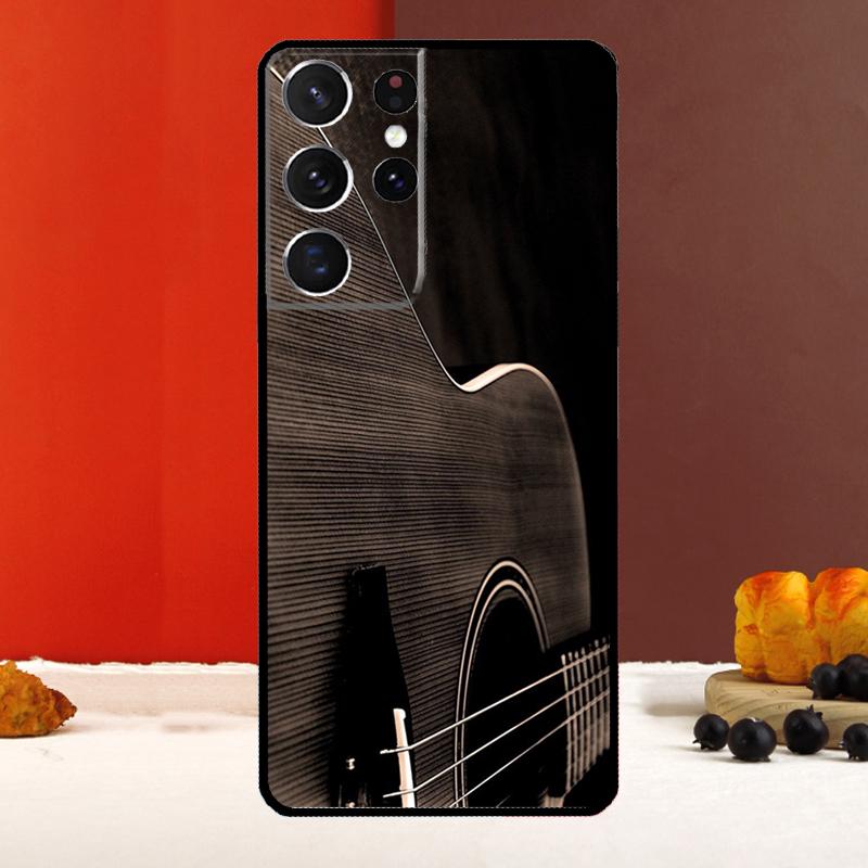Guitar Music Case For Samsung Galaxy S23 S20 FE S21 FE S22 Ultra S8 S9 S10 Plus Note 10 Note 20 Ultra Cover
