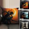 SShadow Of The TombB Raider Cushion Cover Natural Linen Organic Fabric DoubleSided Printing Sofa Home Decor Gift Pillow Case