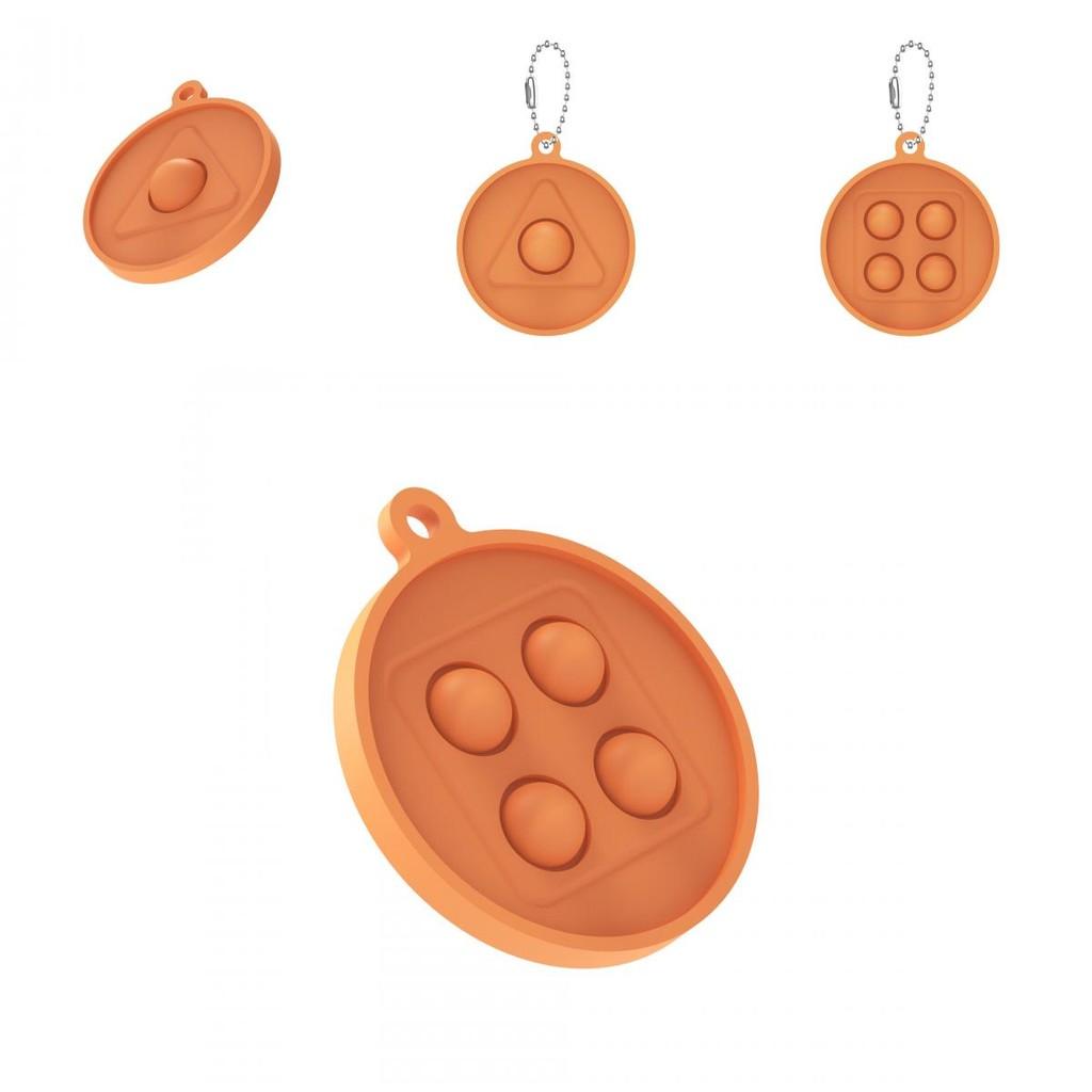 Squid Game Pop It Simple Dimple Push Bubble Keychain Pendant Fidget Toy For Stress Relief Fun