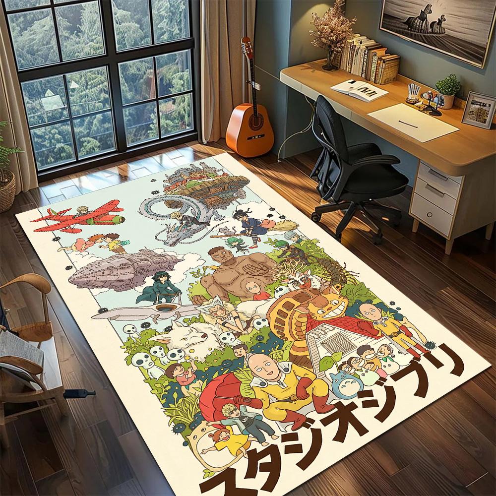 One Punch Man  Carpet Floor Mat Large Area Gamer Bedroom Washable Non Slip Home Room Decor YUN6512