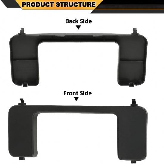 

Front Bumper Tow Hook Bolt Cover Cap Pair Compatible with Ford F250 F350 Super Duty 2017-2022